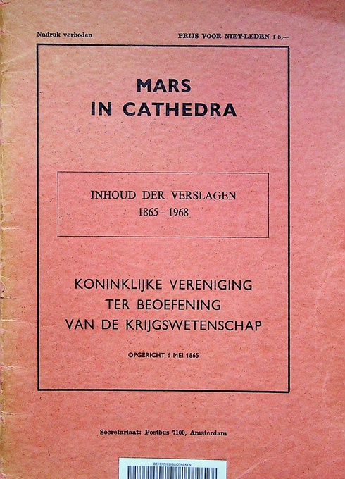 inhoud der verslagen 1865-1968