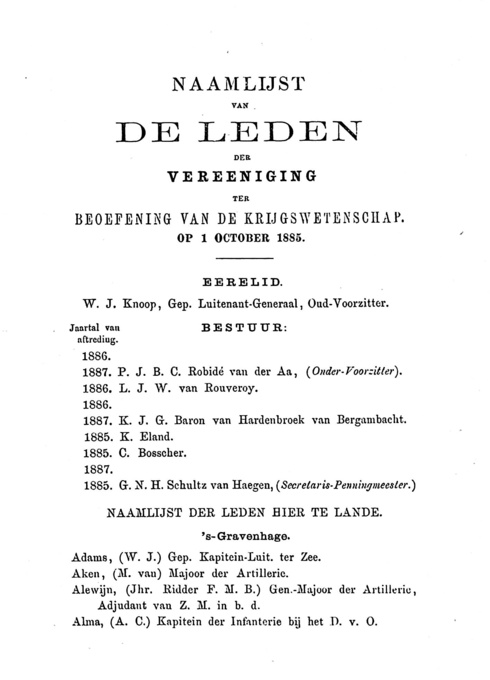 ledenlijst 1885