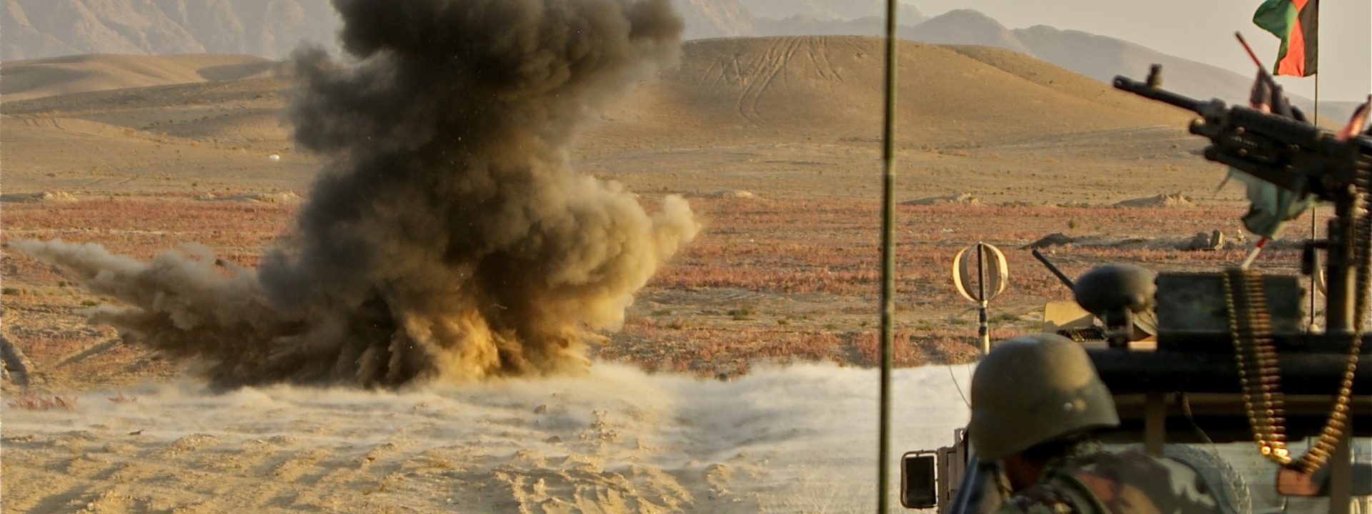 The bomb disposal team of the Afghan Army 215 Corps neutralizes an IED in Sangin, Helmand. With IEDs the largest threat in Afghanistan, the few teams that have been trained are being relied heavily on to keep the roads safe for troops and civilians. Source: The IED threat @ https://www.flickr.com/photos/aljazeeraenglish/8157503960/ Author: Al Jazeerah