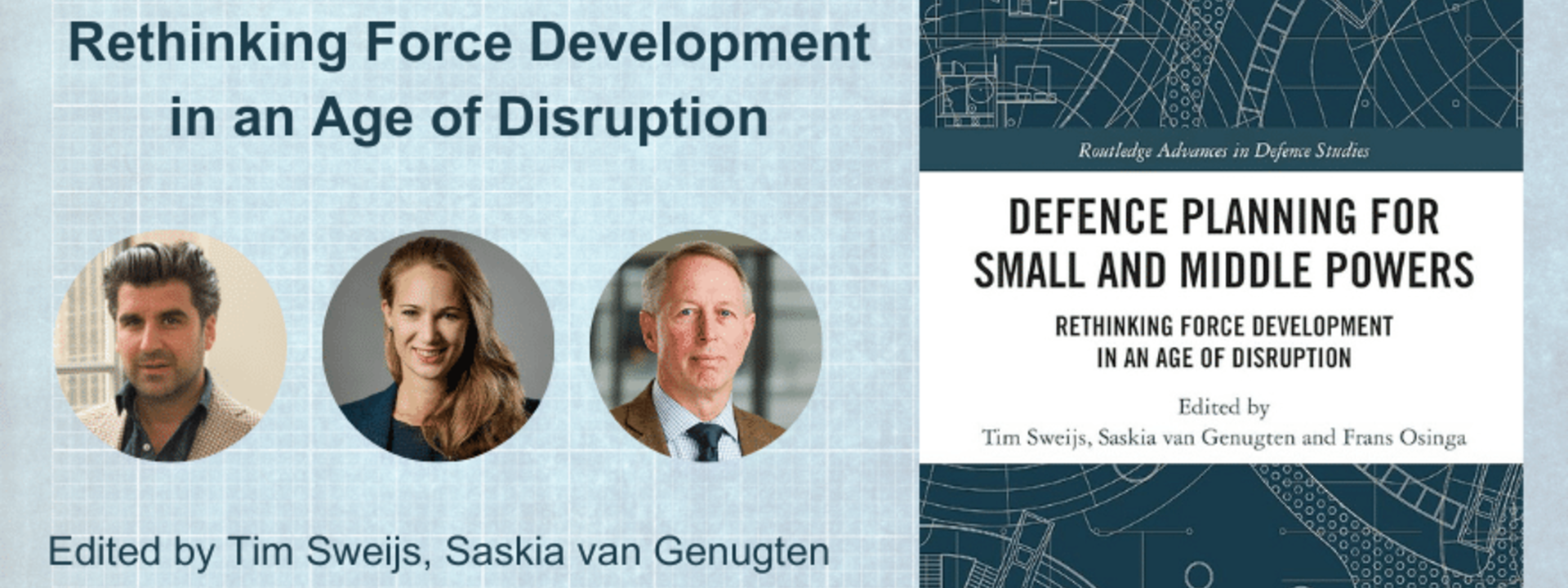 Defence Planning for Small and Medium Powers book cover and author pictures