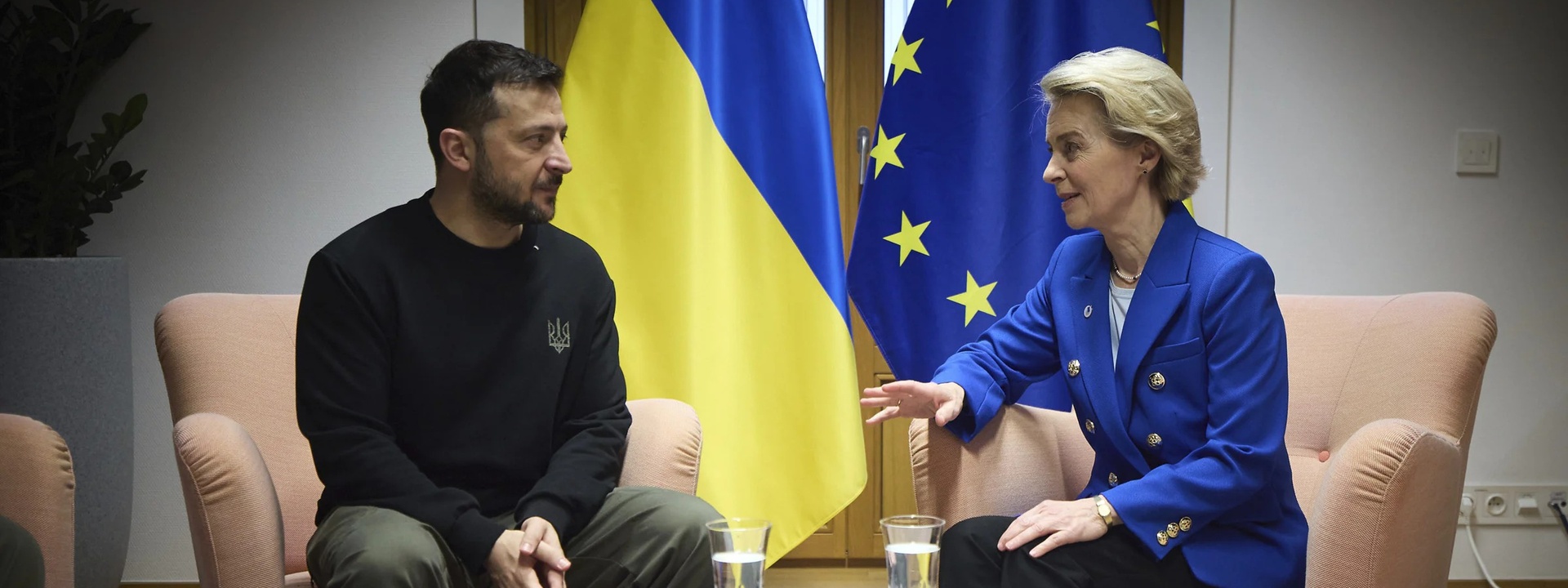 Zelensky and von der Leyen (courtesy of https://www.belganewsagency.eu/)