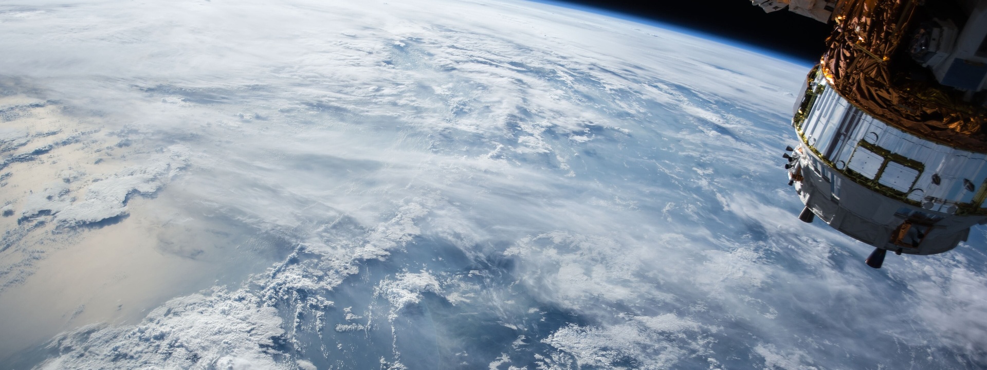 Satellite over Space