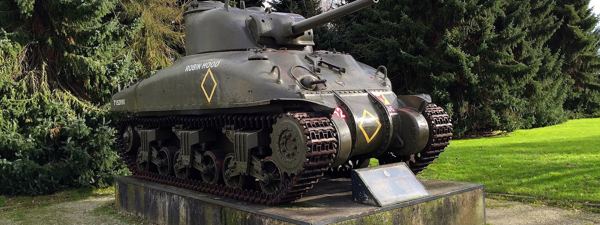 Sherwood Rangers Monument Groesbeek