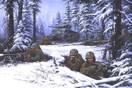 Bastogne schilderij